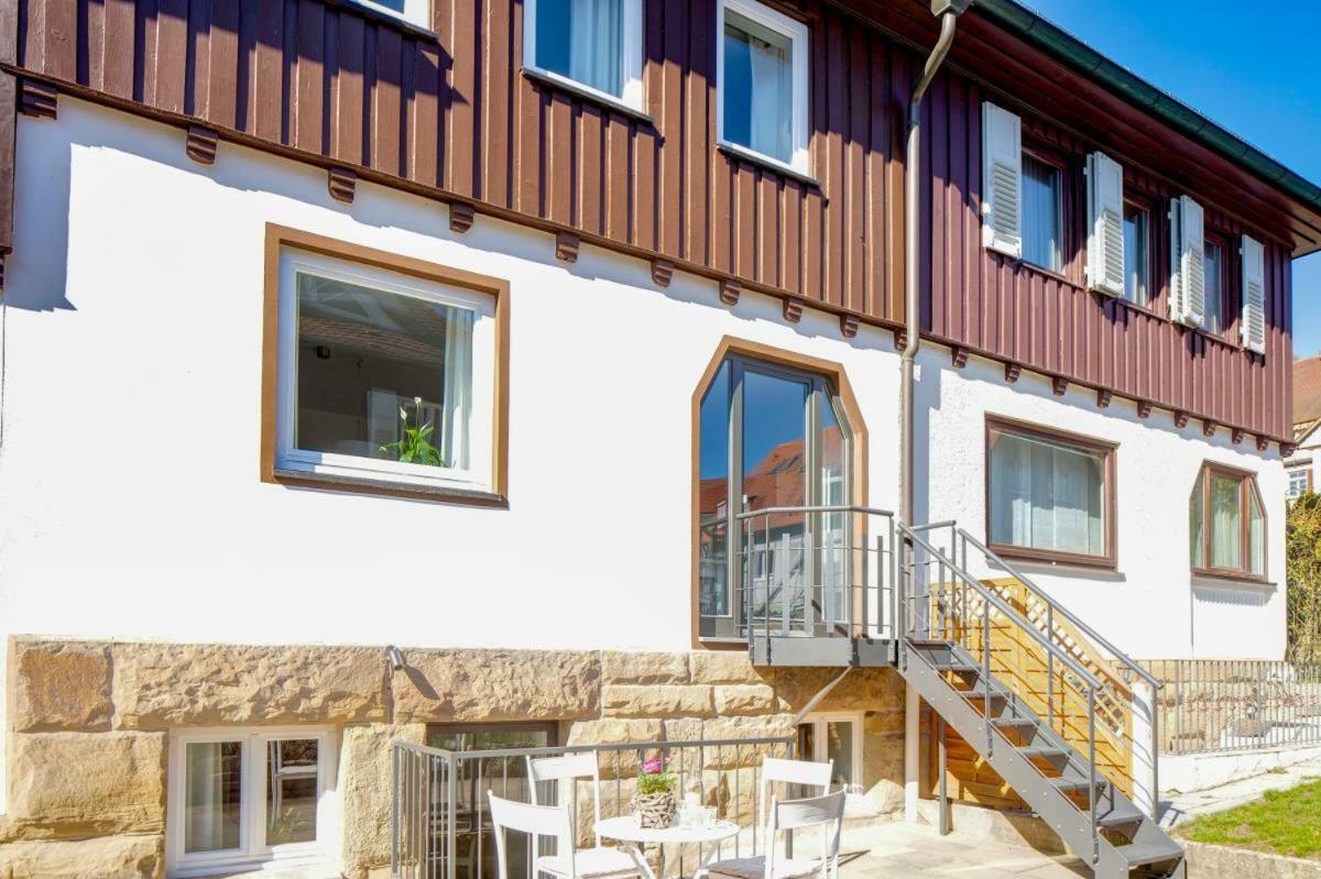 Tiny Ferienwohnung Am Stadtpark Швебиш-Халль Экстерьер фото